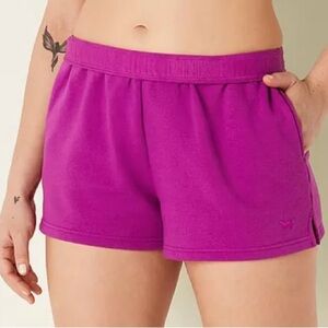 PINK Victoria’s Secret 3” Fold over fleece shorts‎ Size XS